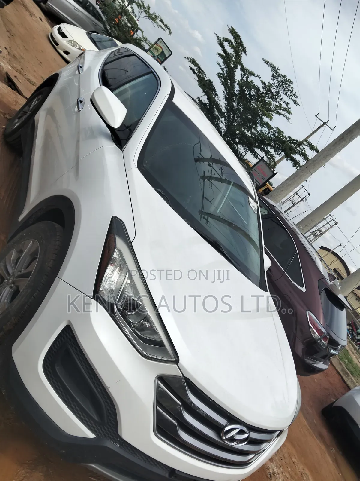 Hyundai Santa Fe 2015 White