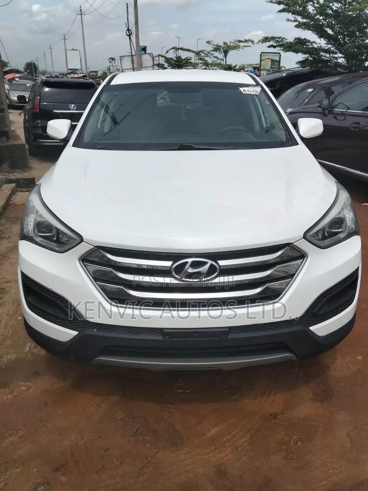 Hyundai Santa Fe 2015 White