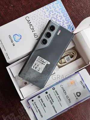 Tecno Camon 40 Pro 4G 256 GB Black