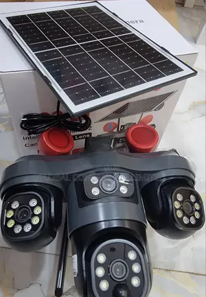 Intelligent Triple Lens Solar Powered Camera