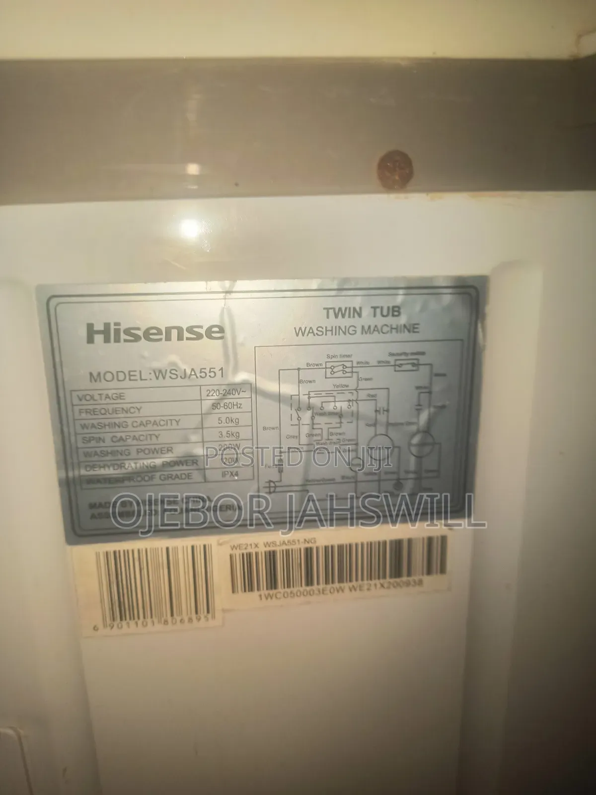 Hisense Washing Machine