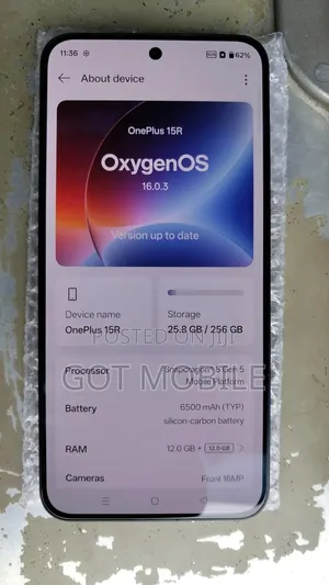 OnePlus 15R 256 GB Black