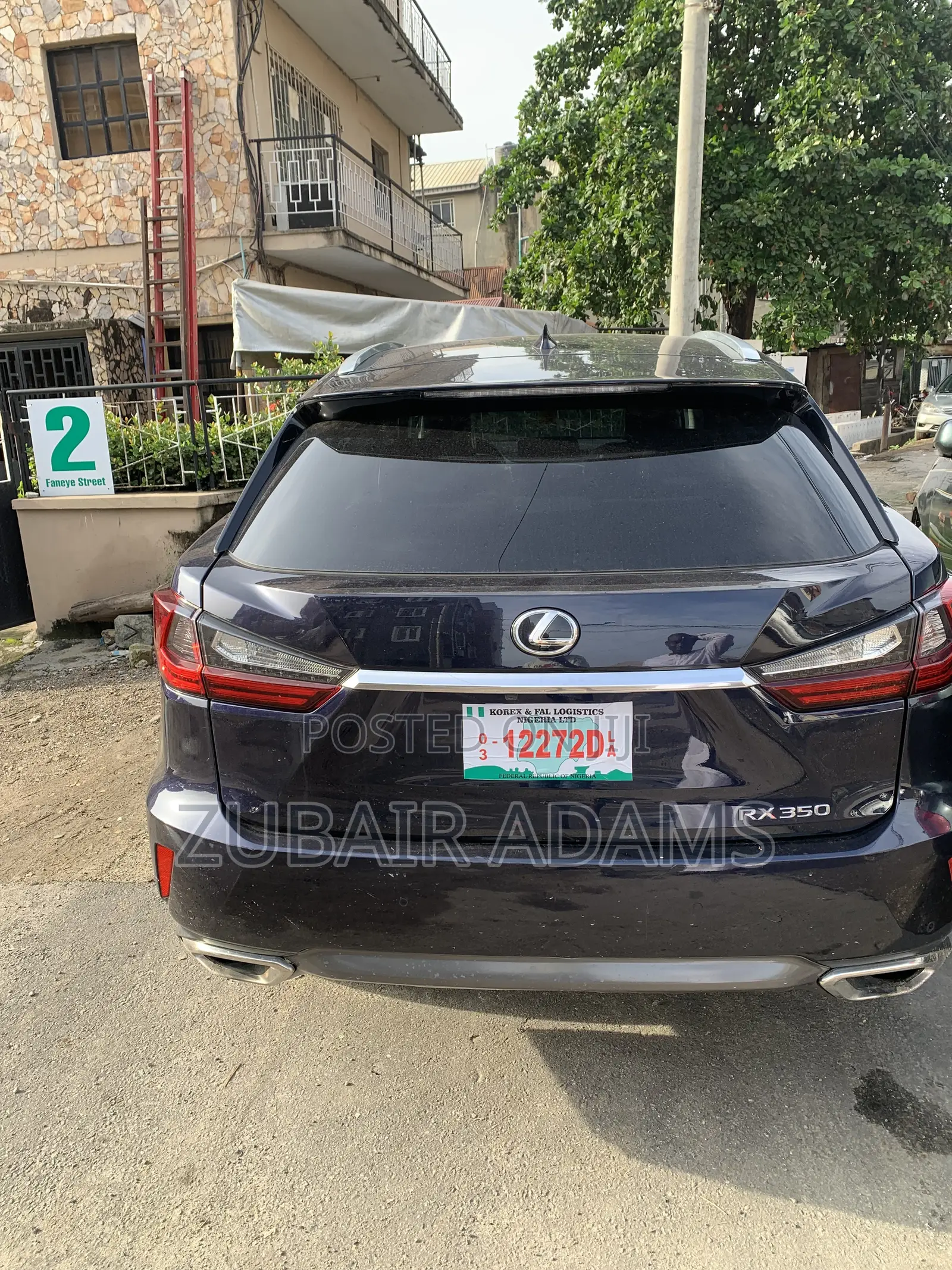 Lexus RX 350 AWD 2019 Blue