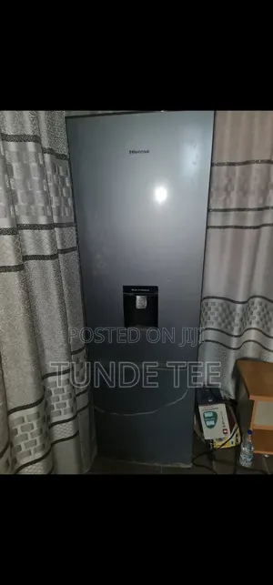 Hisense Fridge and Stabilizer for Sale.Almost New.