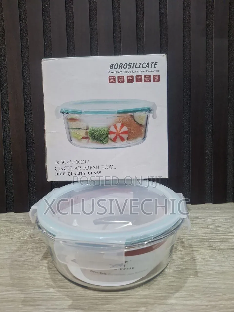 1.4litres Borosilicate Glass Plates