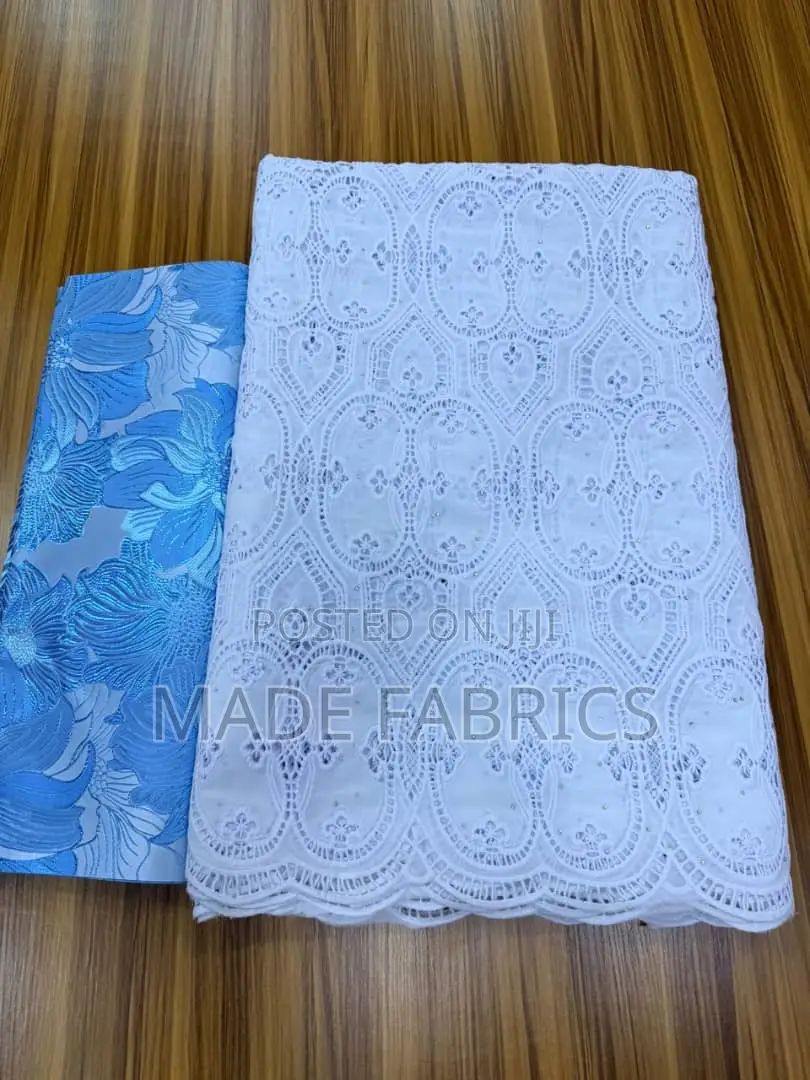 White Guipurecord Lace