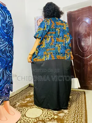 Combination Ankara Gown