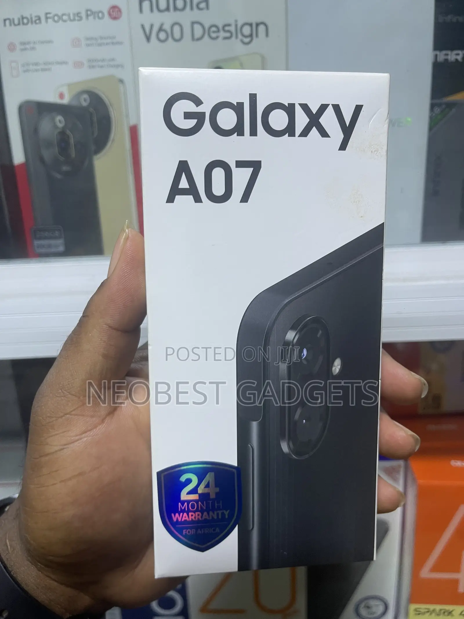 New Samsung Galaxy A07 128 GB Black