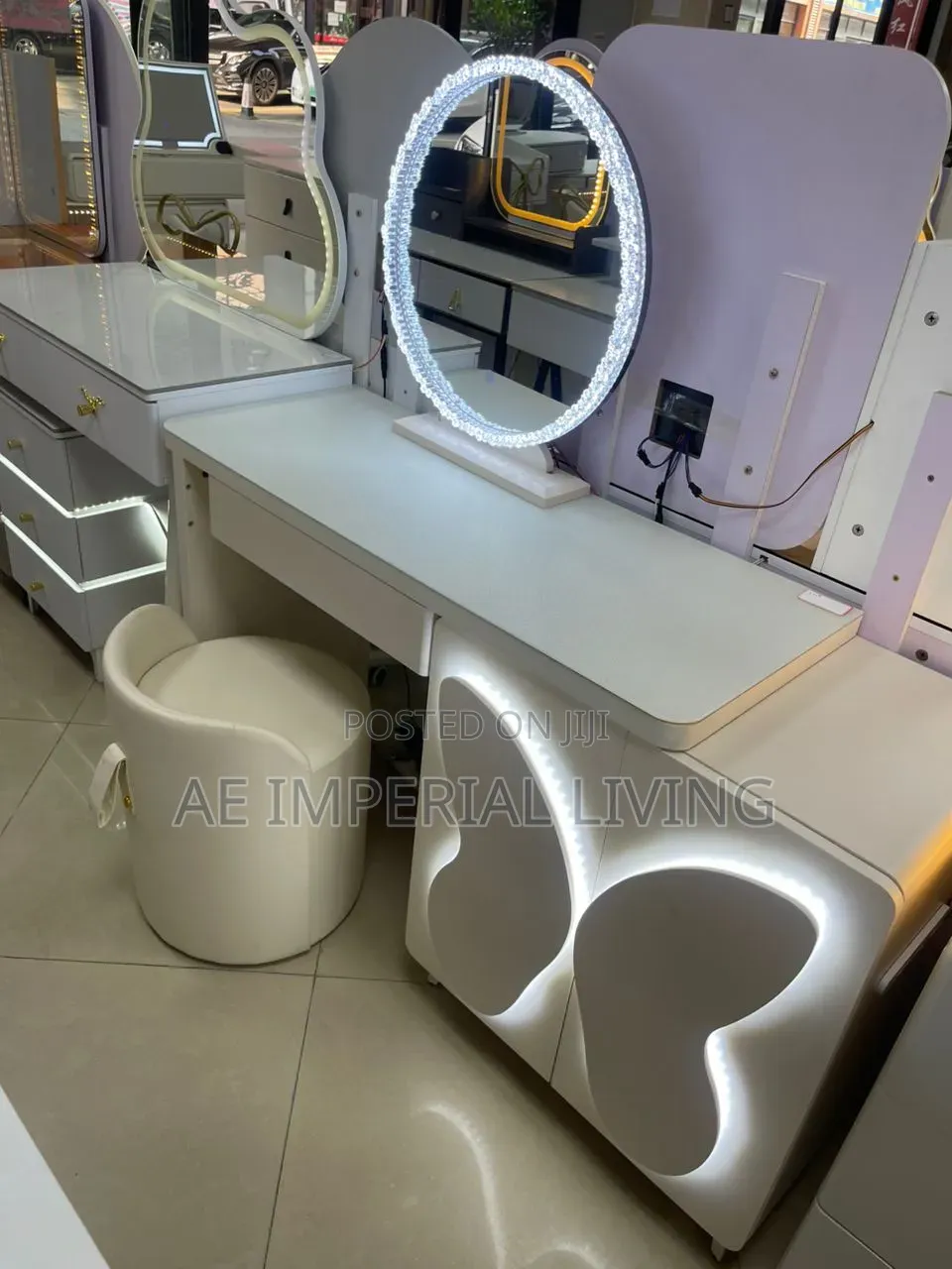 Modern Led Vanity Table Set