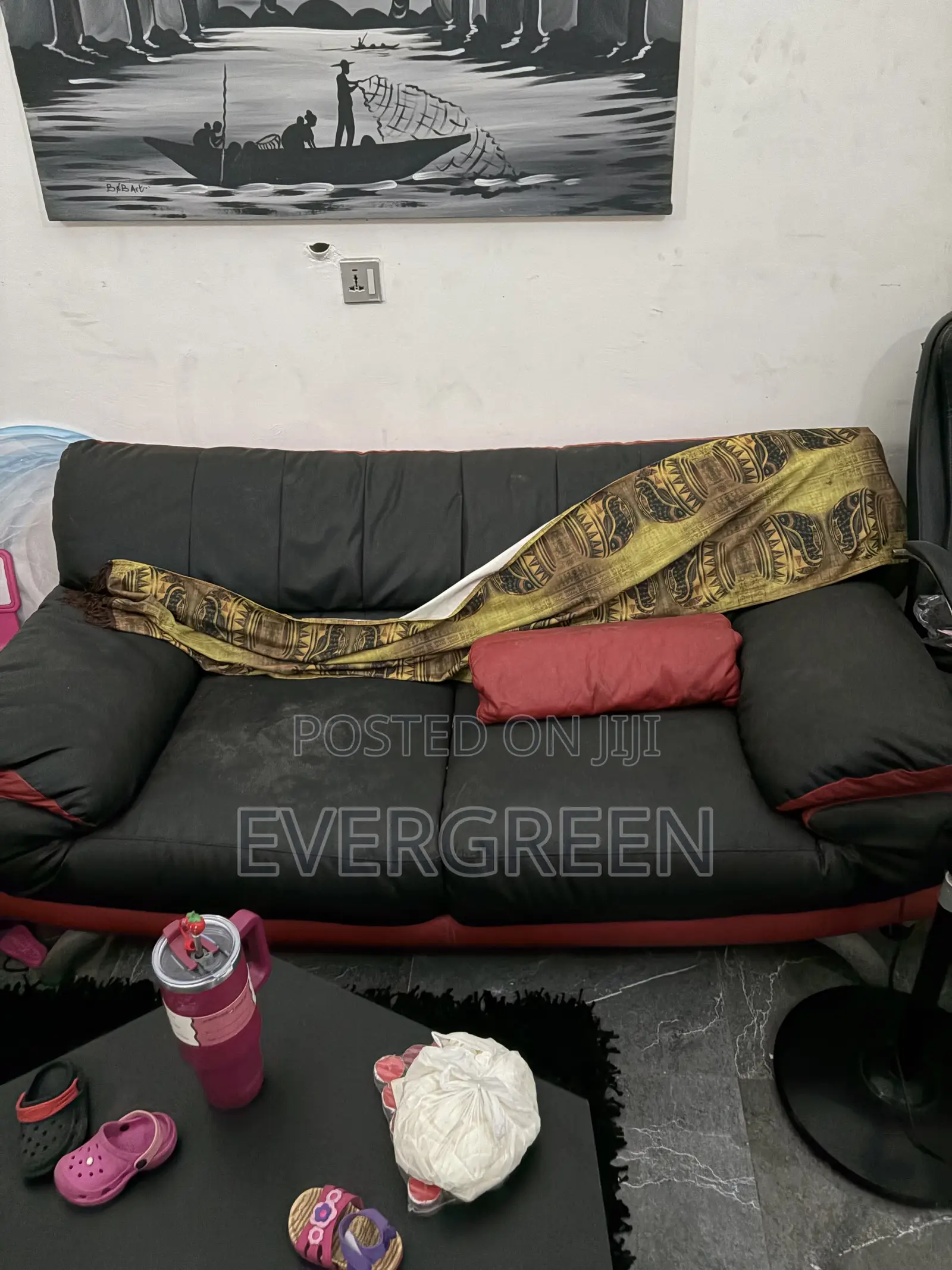 2-Seater Leather Chair