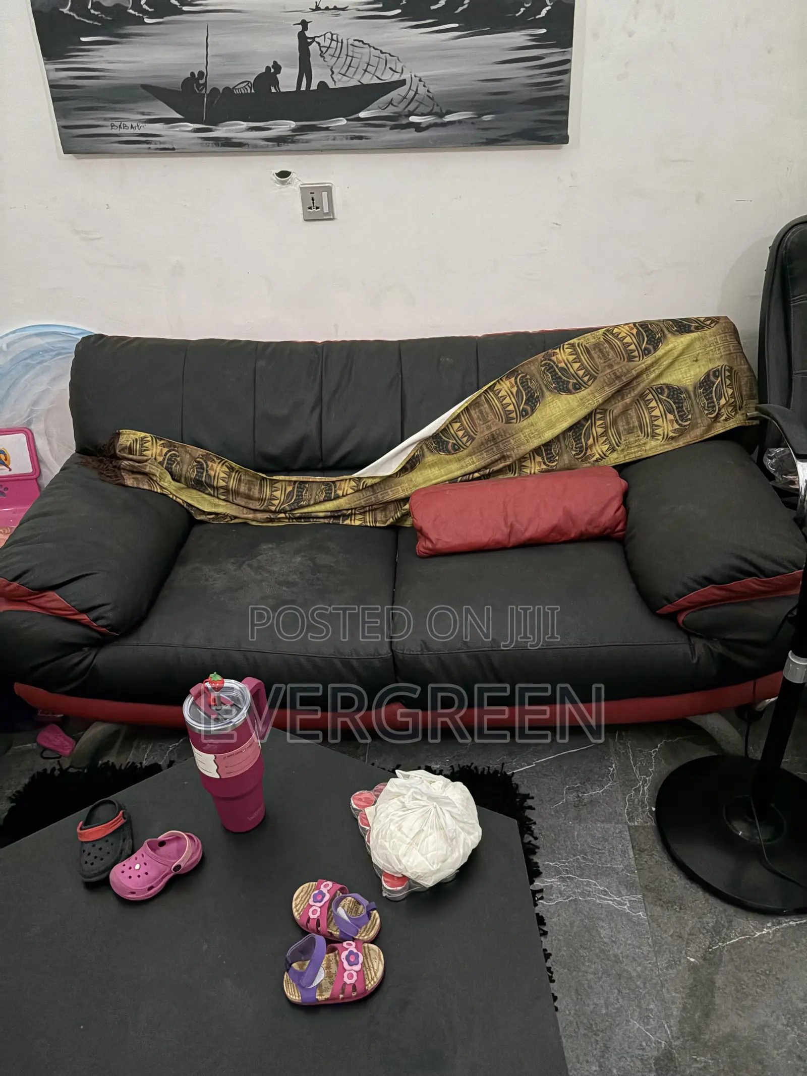 2-Seater Leather Chair