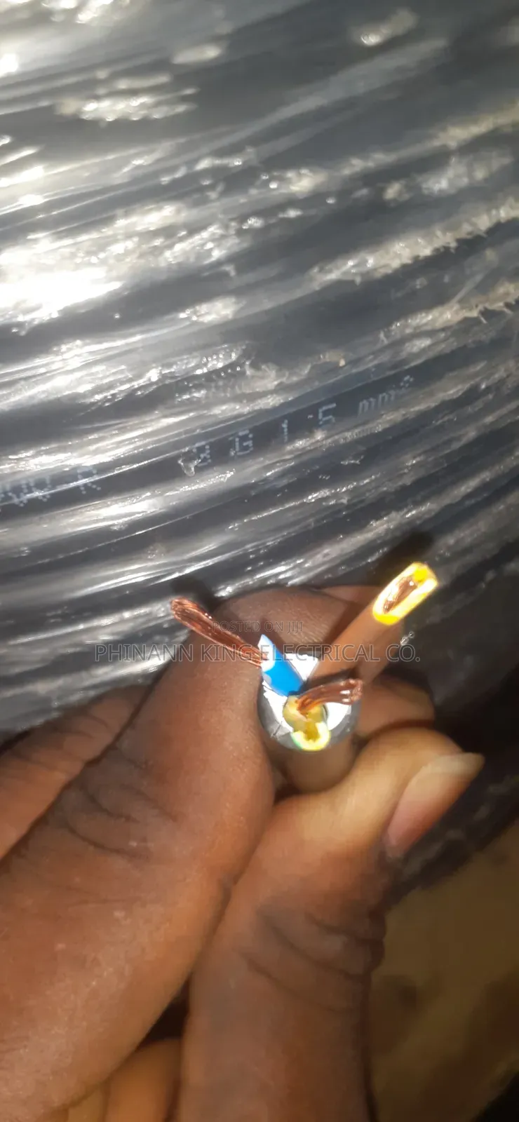 Original 1.5mm 3core Flexible Wire Pure Copper
