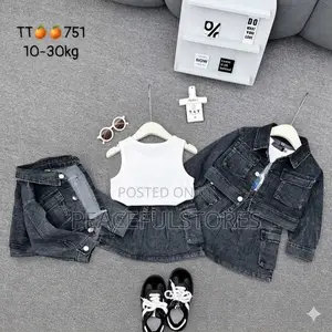 3in1 Girls Jeans Set