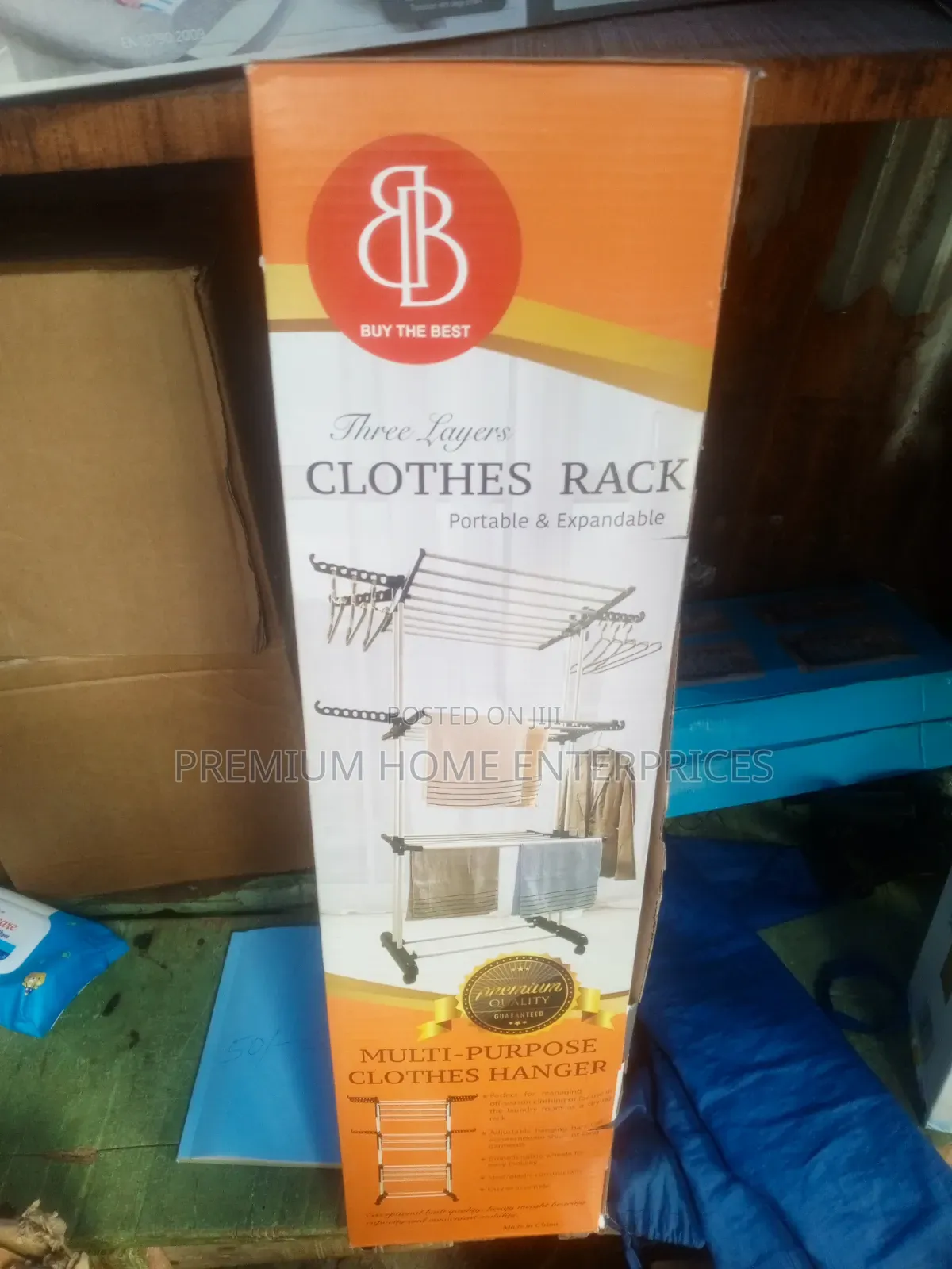 Bb 3 Layer Cloth Rack