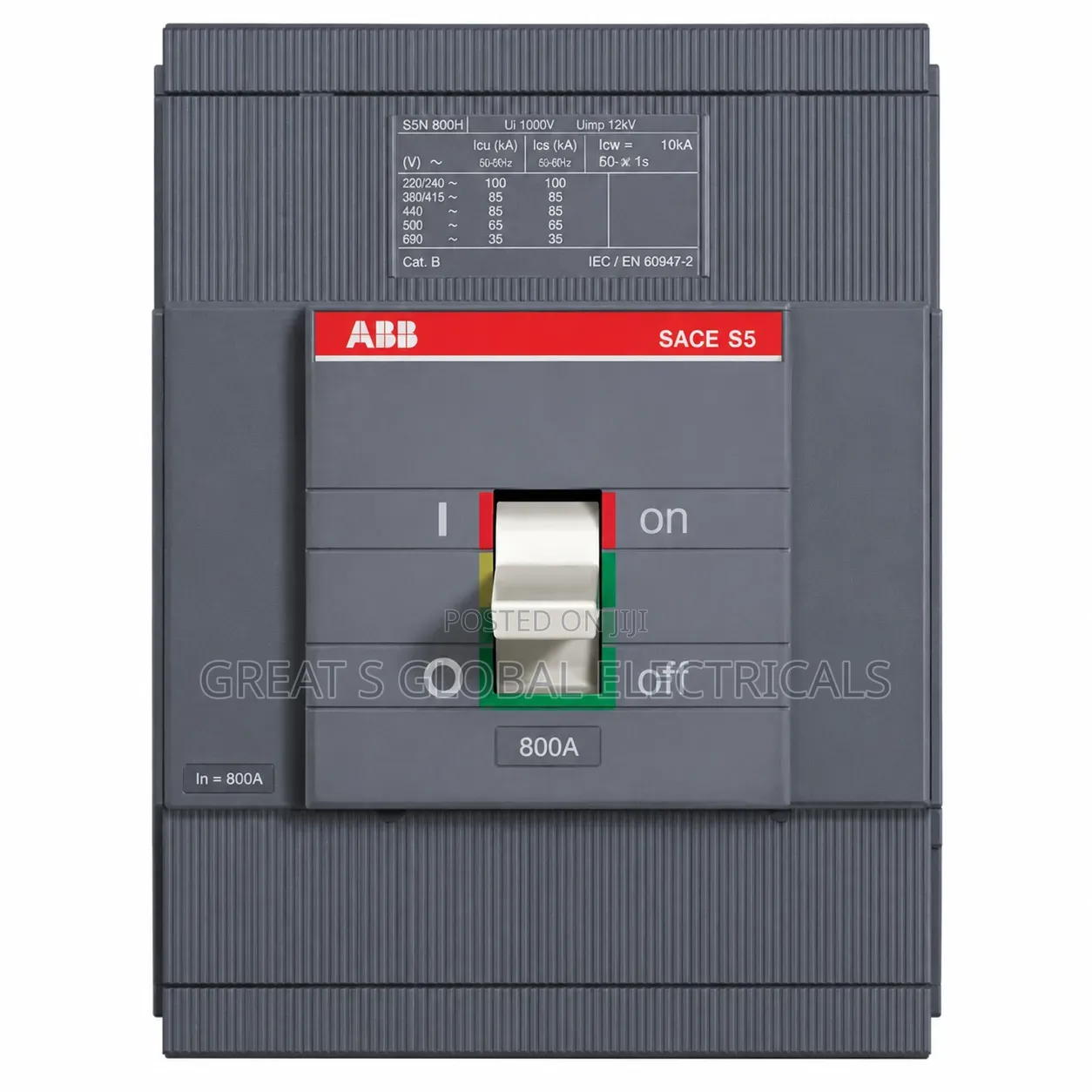 800a Abb McCb (Moulded Case Circuit Breaker) –