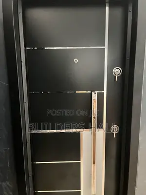 Steel Framed Turkish Door – Black | Direct Supplier – Builders Hall
