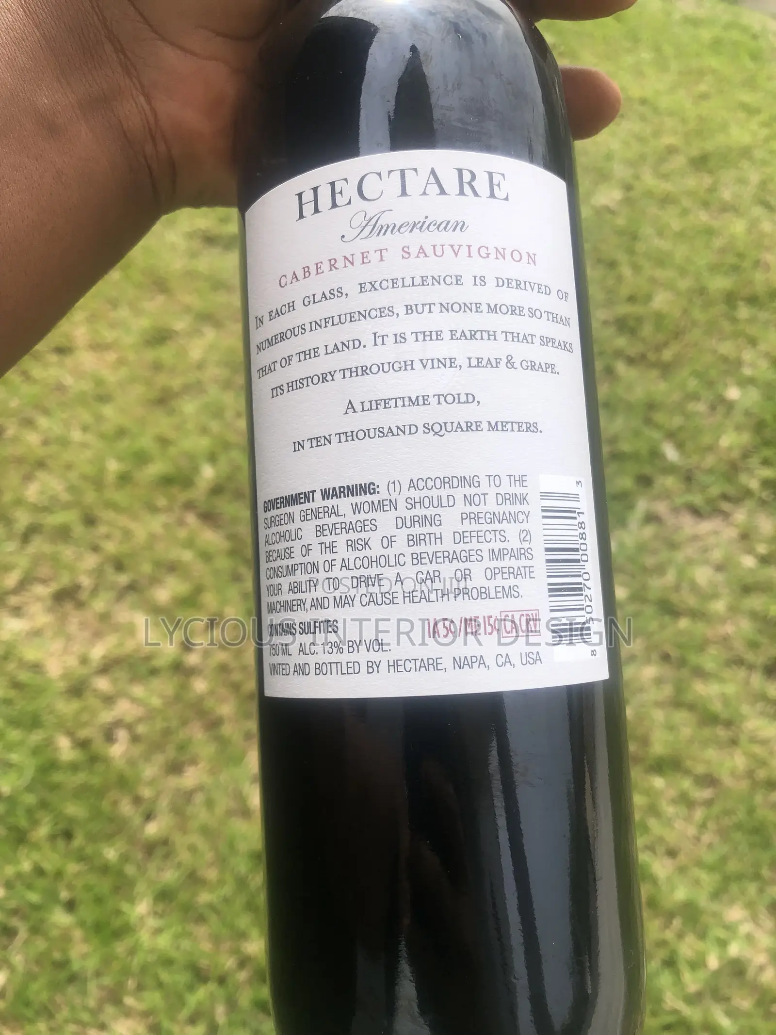 Premium Red Wine Available 