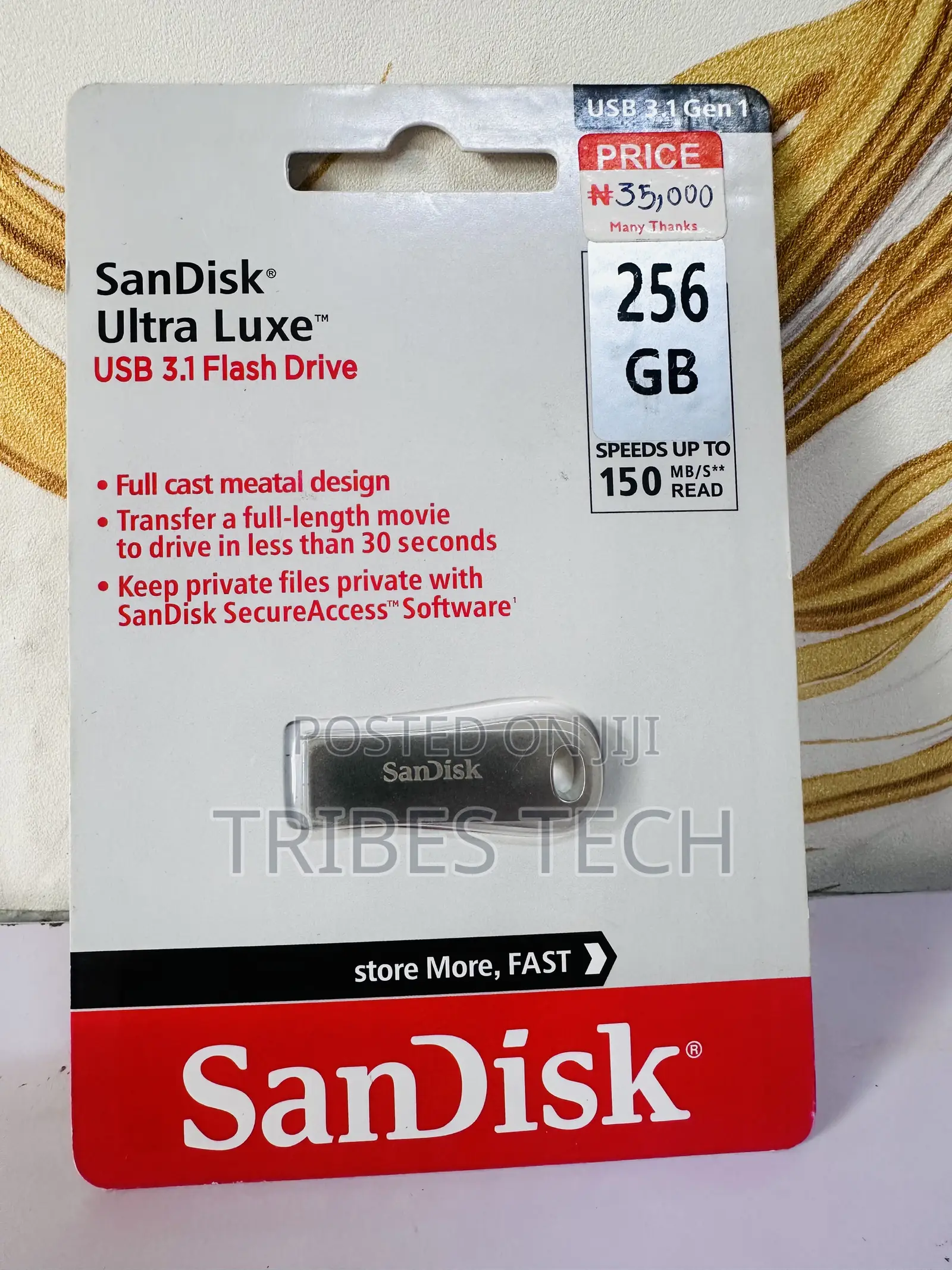Sandisk Ultra Luxetm Usb 3.1 Flash Drive