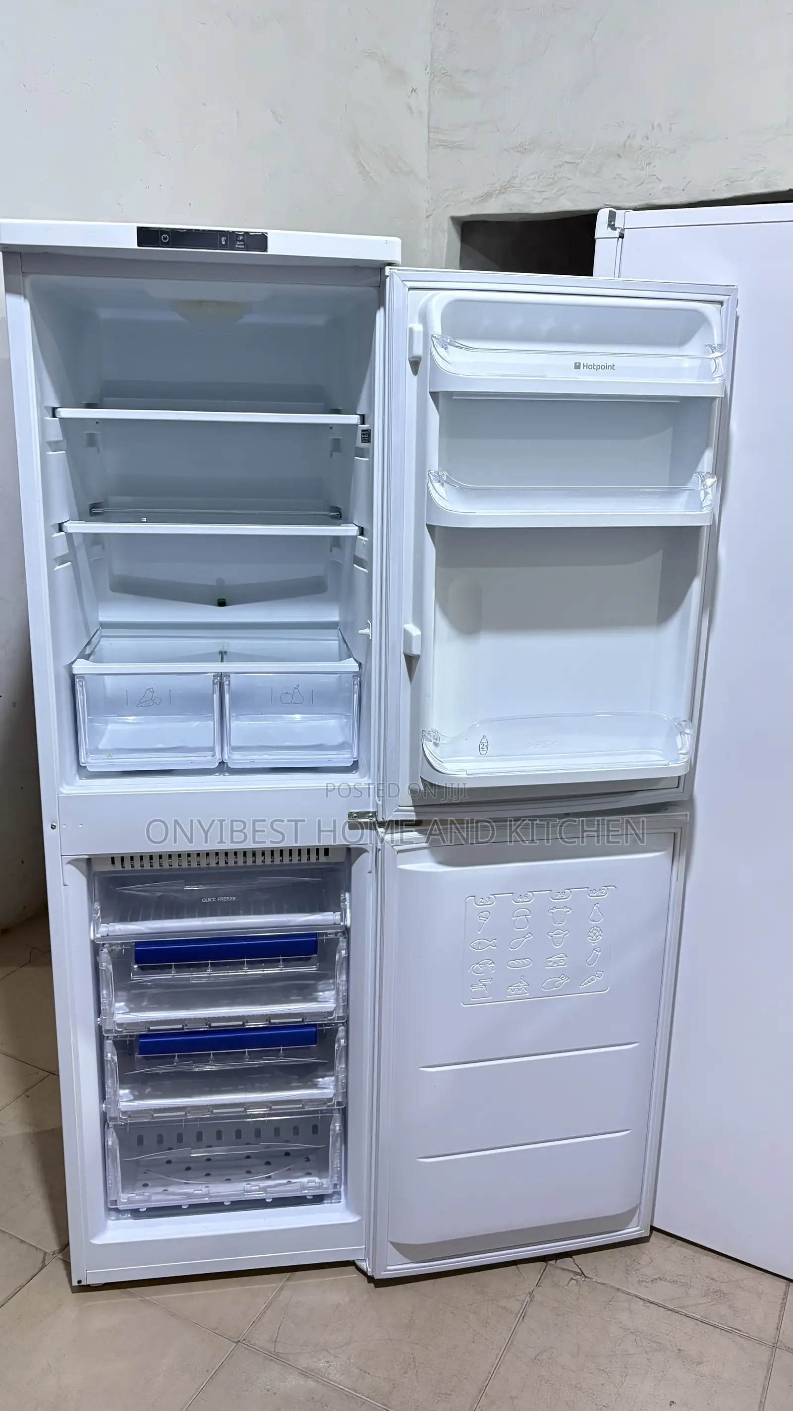 250liters Hotpoint Double Door Refrigerator