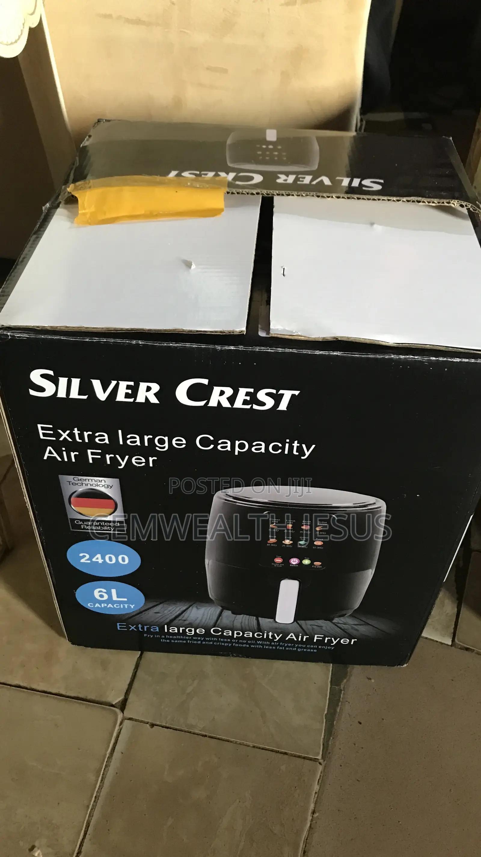 6l Air Fryer Silver Crest