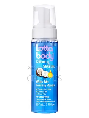 Lottabody Wrap Me Foaming Mousse With Coconut Shea Oils, Lightweight