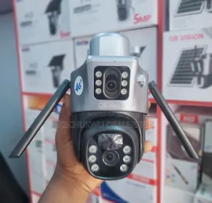 Dual Lens CCTV Solar Powered Camera
