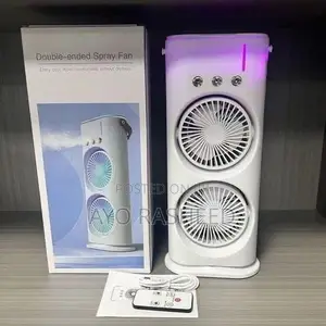 Double Head Rechargeable Fan