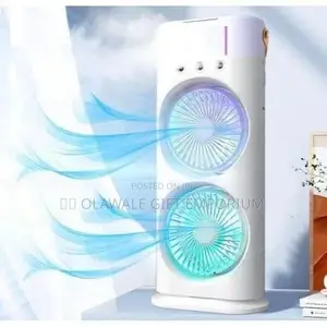 Double Head Rechargeable Fan