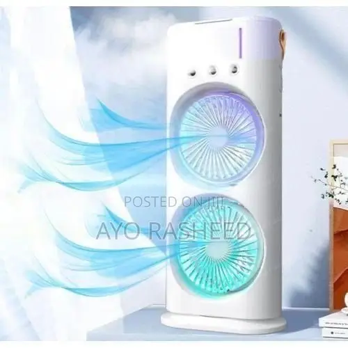 Double Head Rechargeable Fan