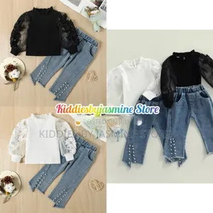 Baby Girl Jeans 2psc Set
