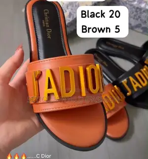 Dior Inspired Slipper