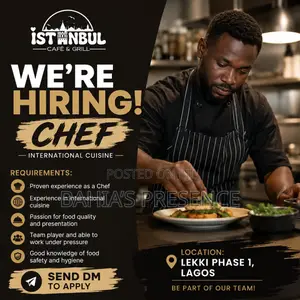 I Need Chef in Lekki Phase 1