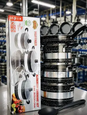 Brand New Hoffner Aluminium Nonstick Cookware Set 20/22/24/24cm