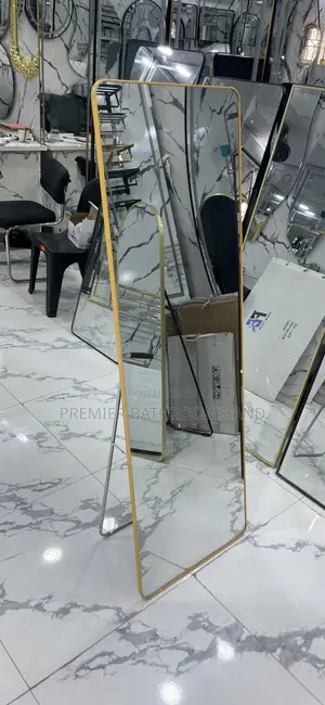 Gold Standing Dressing Mirror