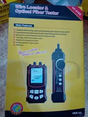 Noyafa Nf-918s Optical Fiber+Rj45 Network Cable Wire Locator Testerbox