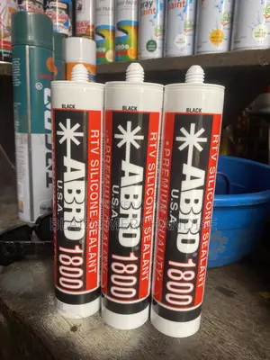 Silicone Sealant White Abro (Cartridge)