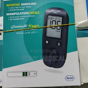 Accu Check Blood Sugar Machine and Strips