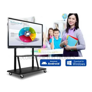 85 Inches Tocuhscreen Interactive Lcd With Camera For Meeting
