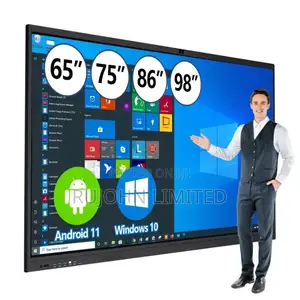 85 Inches Tocuhscreen Interactive Lcd With Camera For Meeting