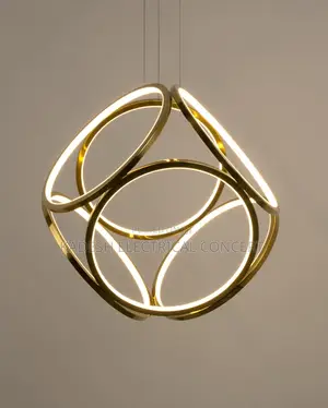 Nordic Gold Circle Pendant Light Led Lamp for Dining Room Living Room