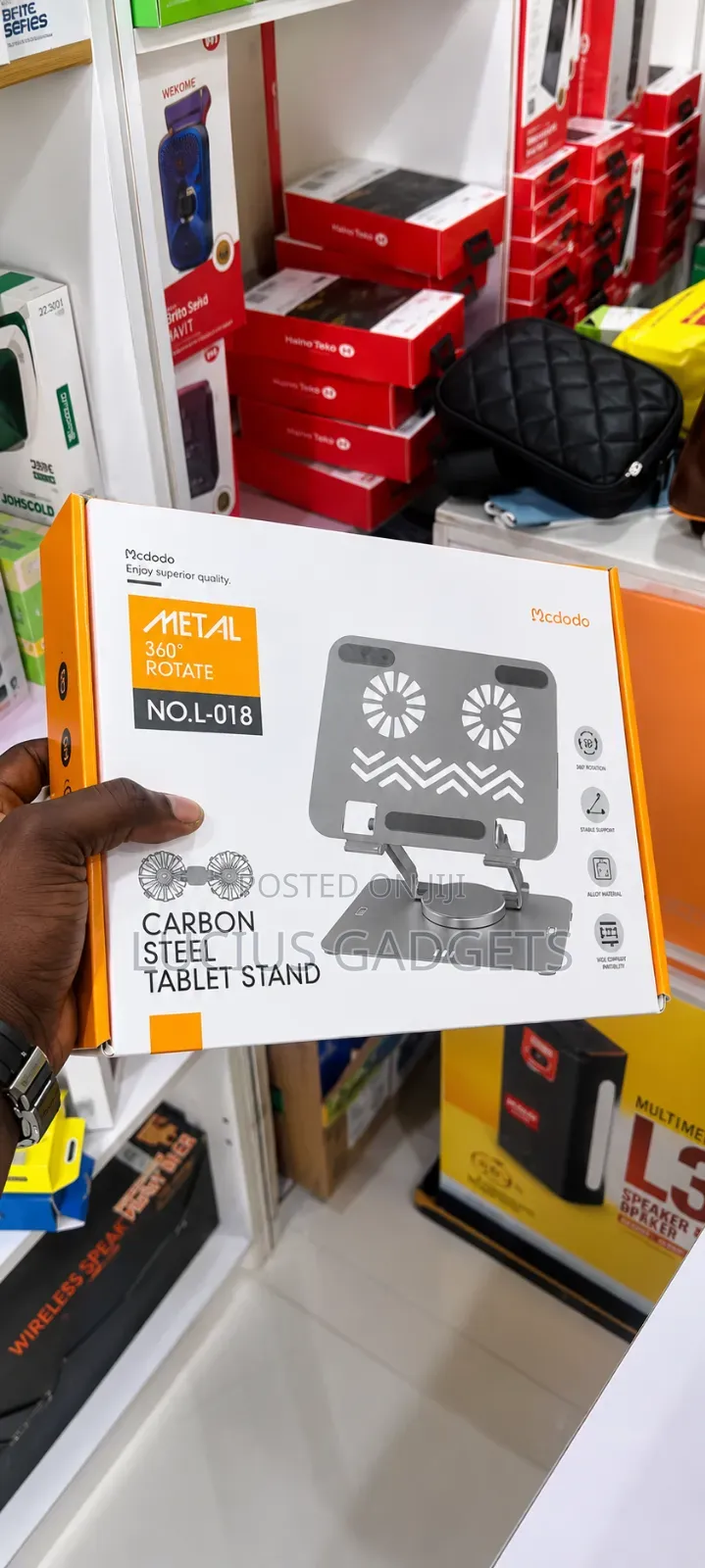 Laptop/Tablet Stand With 360° Rotation
