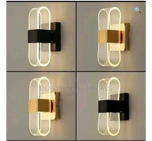 Led Interior Wall Bracket Light - Warm White, Blue, and Mixed