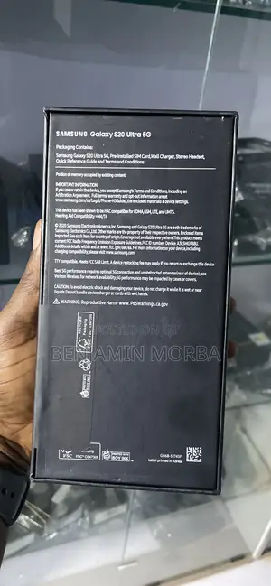New Samsung Galaxy S20 Ultra 5G 256 GB