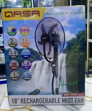 Qasa 18 Inch Rechargeable Mist Fan QRF-7318 Forest