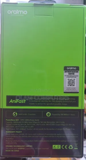 Oraimo 30000mah Power Bank