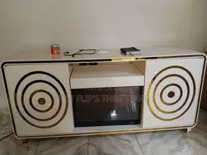 Neatly Used Fire Plate Tv Stand