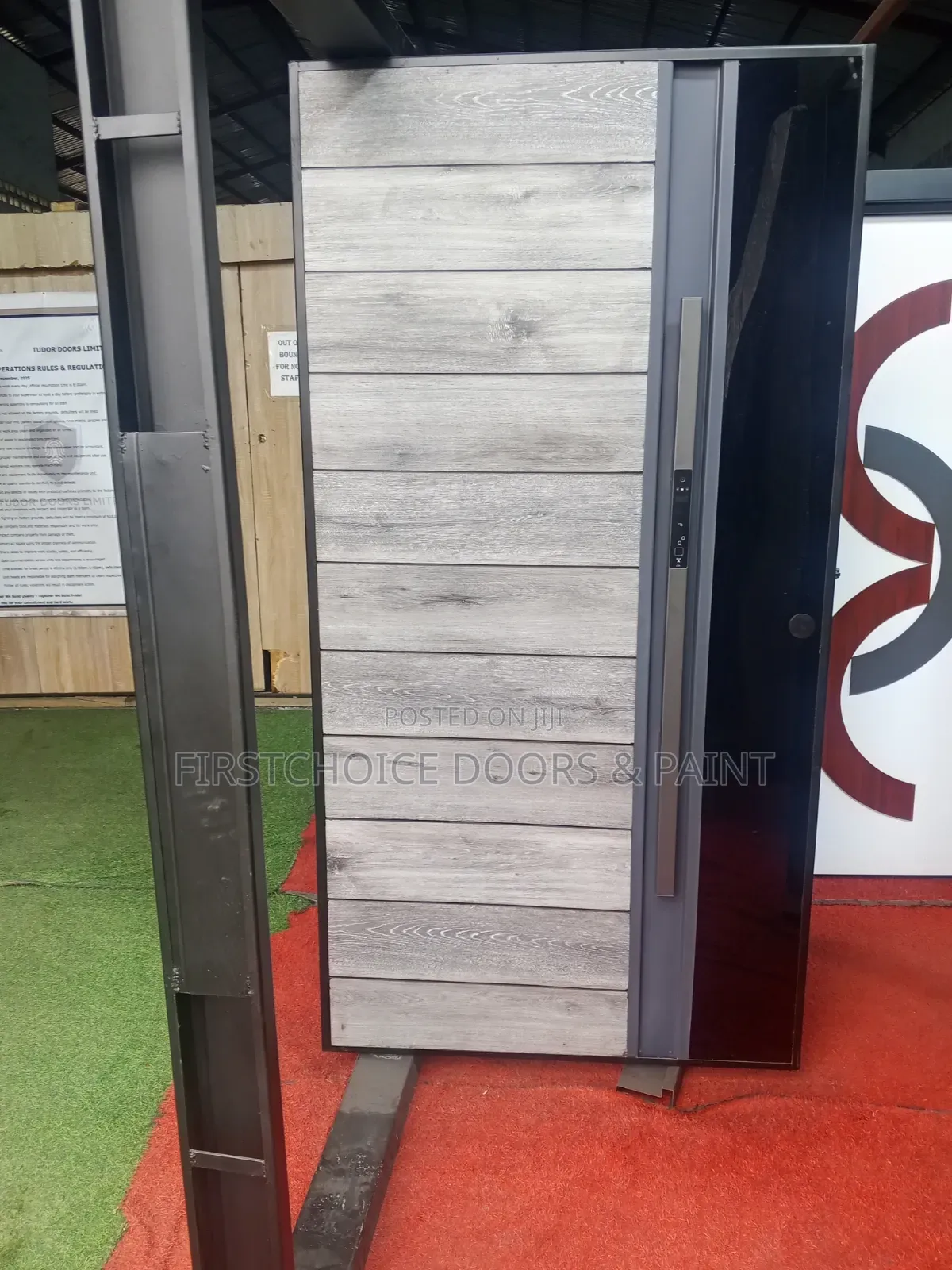 Pivot Door With Smart Lock