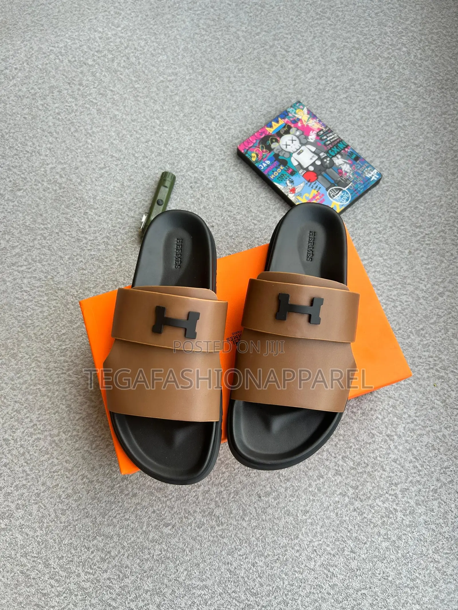 Hermès-Paris -Quality Leather Slide