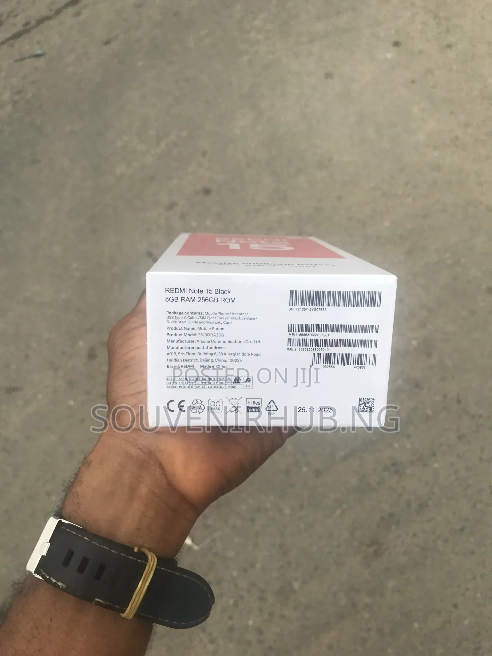 New Xiaomi Redmi Note 15 256 GB Red