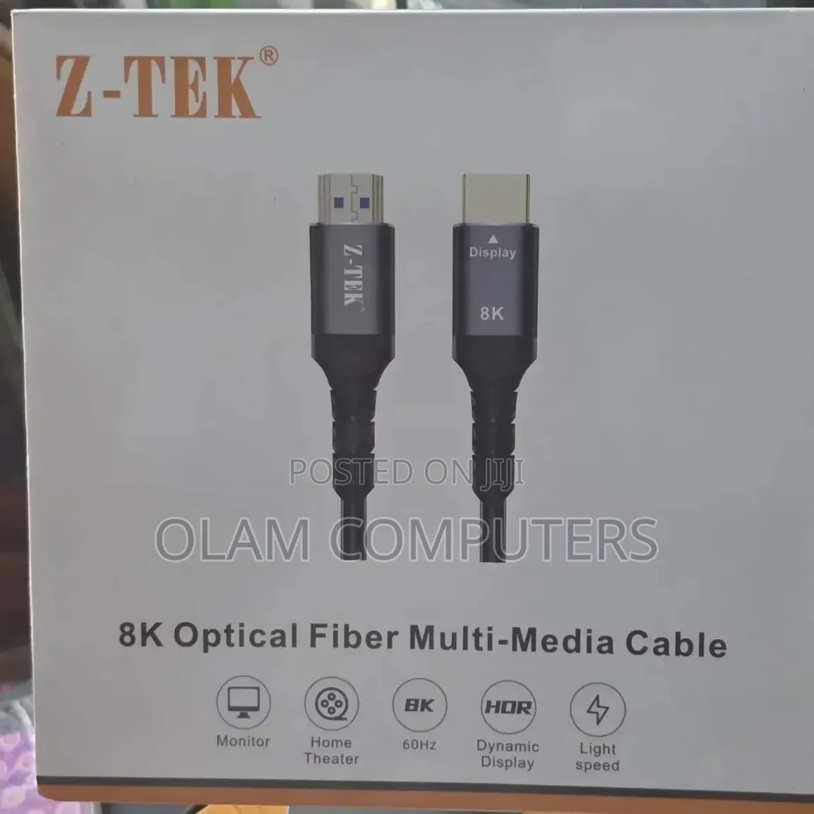 Z-Tek Optical Fiber Multimedia Cable 20m
